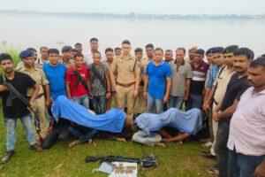 पटना पुलिस का अवैध खनन और रंगदारी गिरोह पर बड़ा वार, छह अपराधी गिरफ्तार, हथियारों का जखीरा बरामद