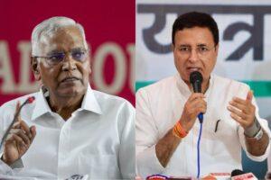 65 लाख वोटरों का जिक्र कर सुरजेवाला ने साधा निशाना, डी राजा बोले- लोकतंत्र बचाने की जंग