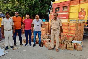 Gopalganj News : एक करोड़ की शराब के साथ ट्रक जब्त, पश्चिम बंगाल का शराब तस्कर गिरफ्तार