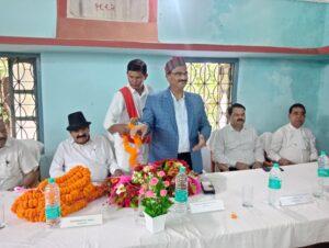Deoghar news : समारोह आयोजित कर अधिवक्ताओं ने पीडीजे को दी विदाई