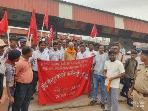 एआइआरएफ के महासचिव गोपाल मिश्र पहुंचे गया जी