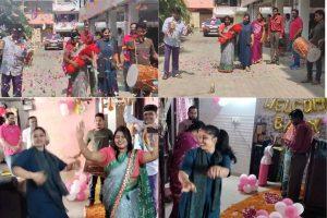 Video: बिटिया रानी के जन्म पर जश्न, मां और बच्ची का गाजे-बाजे और आतिशबाजी से ग्रैंड वेलकम