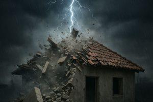 Rohtas: बिजली की तेज आवाज से गिरा मकान का छज्जा, वृद्ध की मौके पर मौत, दो घायल 