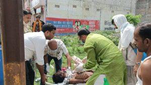 36 घंटे से झाड़ी में पड़े जख्मी युवक के लिए शिक्षक नेता बना मसीहा