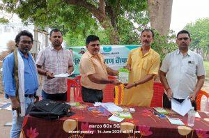 कृषि जनकल्याण चौपाल में कृषि से संबंधित दी गयी जानकारी