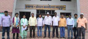 शोक सभा आयोजित कर पंचायत सचिव को दी गयी श्रद्धांजलि