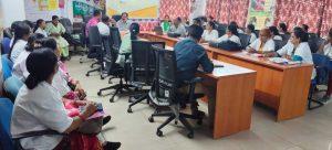 Jamshedpur news. एनीमिया मुक्त भारत कार्यक्रम की आंगनबाड़ी में सही से नहीं हो रही जांच