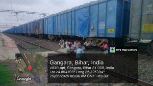 गिद्धौर रेलवे स्टेशन पर फुट ओवर ब्रिज बंद