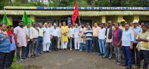 केडीएच और डकरा में संयुक्त मोर्चा की गेट मीटिंग, हड़ताल पर चर्चा