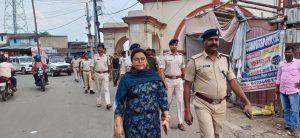 मुहर्रम पर्व को लेकर प्रशासन ने किया फ्लैग मार्च