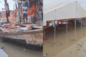 Bihar Flood: गंगा के उफान से सुल्तानगंज तबाह, नमामि गंगे घाट बंद और भक्तों की एंट्री पर लगी रोक