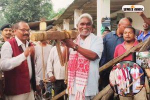 RIMS-2 विवाद: आज नगड़ी में होगा महाजुटान! चंपाई सोरेन चलायेंगे हल; बैरिकेडिंग, वाटर कैनन के साथ प्रशासन अलर्ट