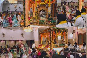 श्री गुरु ग्रंथ साहिब जी के पहले प्रकाश पर्व पर सजा विशेष दीवान, शबद गायन और कथावाचन से निहाल हुए साध संगत