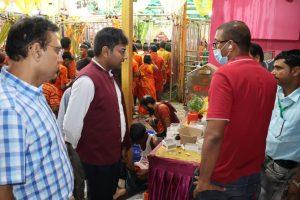 डीसी ने सीसीटीवी से मंदिर व मेला क्षेत्र पर रखी निगरानी