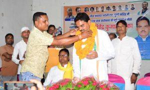 कांग्रेस नेता जितेंद्र यादव का किया गया नागरिक अभिनंदन