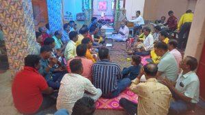 शिव मंदिर प्रांगण में भजन-कीर्तन पर झूमे श्रद्धालु