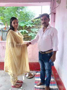 पोठिया में हर्षोल्लास के साथ मना रक्षा बंधन