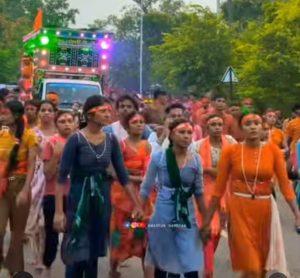 सावन की पूर्णिमा पर ज्यैष्ठगौर नाथ महादेव मंदिर में लाखों डाक बमों ने किया जलाभिषक