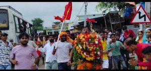 भगवानपुर में धूमधाम से की गयी काली पूजा