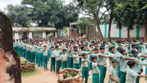 बच्चों ने चलाया हर घर तिरंगा, हर घर स्वच्छता अभियान
