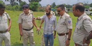 सीआईएसएफ जवान की हत्या के मामले में पुलिस ने कराया रिक्रिएशन