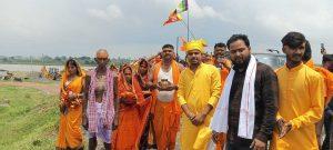 मनसा पूजा को लेकर निकाली गयी कलश यात्रा