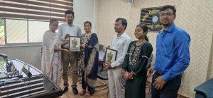 जेपीएससी में चयनित डिप्टी कलेक्टरों सम्मानित किया गया