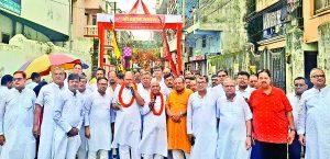 ranchi news : श्री श्याम मंडल रांची के 58वें वार्षिक महोत्सव पर निकली शोभायात्रा