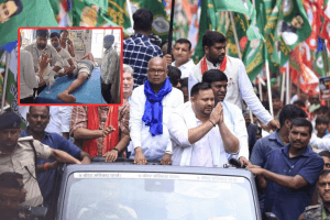 Voter Adhikar Yatra: शेखपुरा में तेजस्वी यादव की गाड़ी के नीचे आया जवान, पैर की हड्डी टूटी
